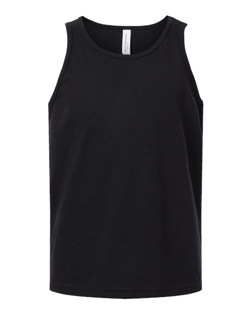 Bella + Canvas Youth Heather CVC Tank-1