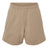 BELLA + CANVAS Women's Cutoff Fleece Shorts-1