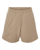 BELLA + CANVAS Women's Cutoff Fleece Shorts-1