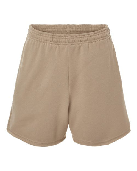 BELLA + CANVAS Women's Cutoff Fleece Shorts-1