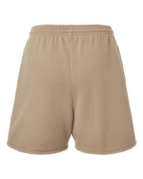 BELLA + CANVAS Women's Cutoff Fleece Shorts-2