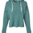 MV Sport Women's Angel Fleece Crop Hooded Sweatshirt-1