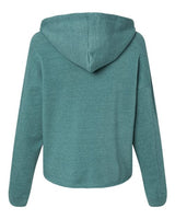 MV Sport Women's Angel Fleece Crop Hooded Sweatshirt-2