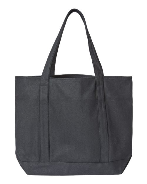 Liberty Bags XL Zippered Cotton Canvas Resort Tote-2