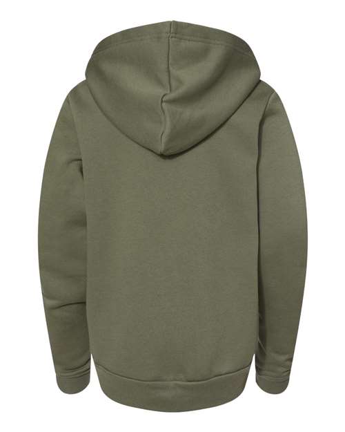 BELLA + CANVAS Youth Sponge Fleece Hoodie Sweatshirt-2