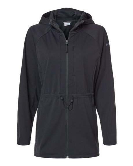 Columbia Women's Flora Park II Soft Shell Long Length Jacket-1