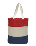 Q-Tees 11L Tri-Color Tote