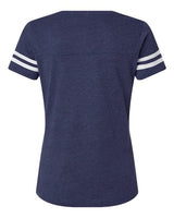 LAT Women's Football V-Neck Fine Jersey Tee-2