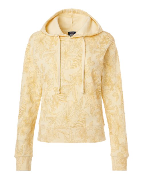 MV Sport Women's Maddie Floral Print Hooded Sweatshirt-1