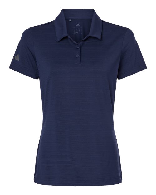 adidas Women's Textured Stripe Polo-1