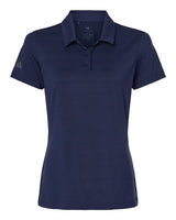 adidas Women's Textured Stripe Polo-1