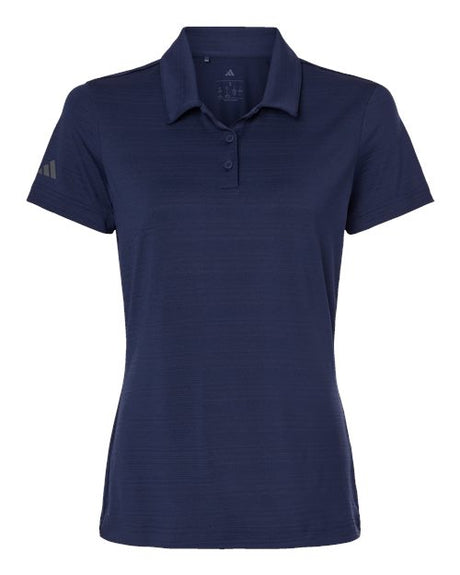 adidas Women's Textured Stripe Polo-1