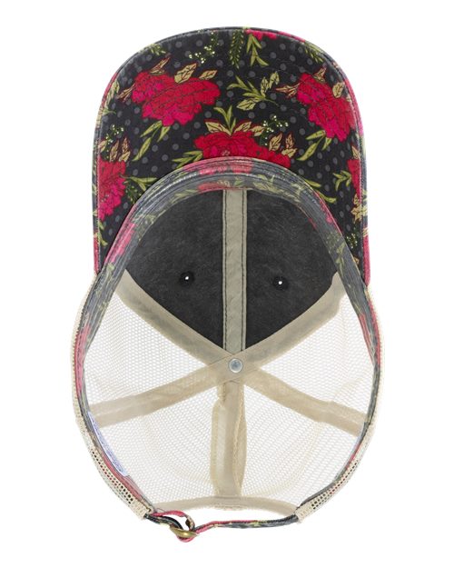Infinity Her Women's Printed Bill with Mesh Back Cap-2