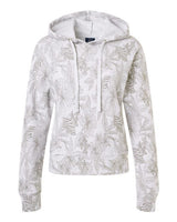 MV Sport Women's Maddie Floral Print Hooded Sweatshirt-1