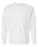 American Apparel Men's Super Heavyweight Long Sleeve Pocket Tee-1