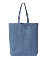 Liberty Bags Cotton Denim Gusseted Tote Bag-2