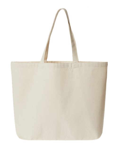 OAD Jumbo Recycled Midweight Gusseted Canvas Tote-1