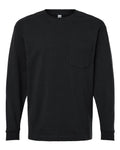 American Apparel Men's Super Heavyweight Long Sleeve Pocket Tee-1