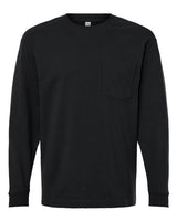 American Apparel Men's Super Heavyweight Long Sleeve Pocket Tee-1
