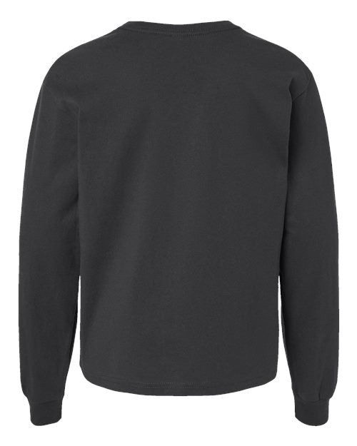 BELLA + CANVAS Youth 6oz. Heavyweight Long Sleeve Tee-2
