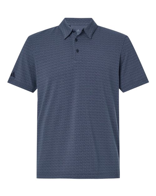 adidas Men's Blended Printed Polo-1