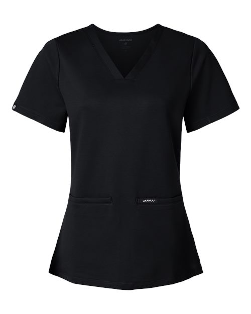 Jaanuu Women's Cesi UltraSOFT­ Scrub V-Neck Top-1