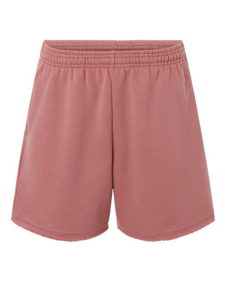 BELLA + CANVAS Women's Cutoff Fleece Shorts-1