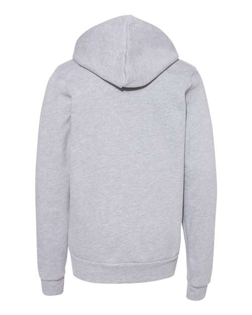 BELLA + CANVAS Youth Sponge Fleece Hoodie Sweatshirt-2