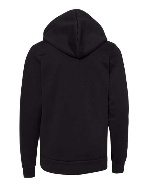BELLA + CANVAS Youth Sponge Fleece Hoodie Sweatshirt-2