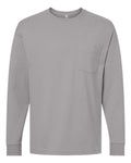 American Apparel Men's Super Heavyweight Long Sleeve Pocket Tee-1