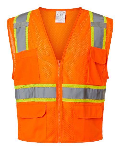 Kishigo Men's Ultra-Cool Multi-Pocket Vest-1