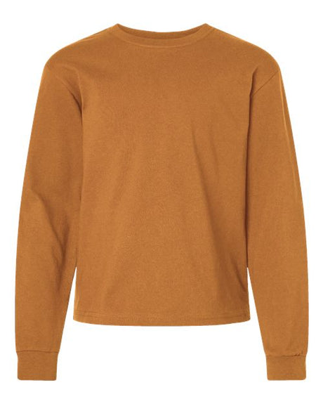 BELLA + CANVAS Youth 6oz. Heavyweight Long Sleeve Tee-1