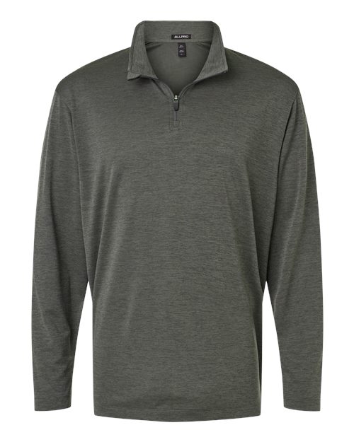 AllPro Men's Pro-Lock Performance Mélange Quarter-Zip Pullover-1