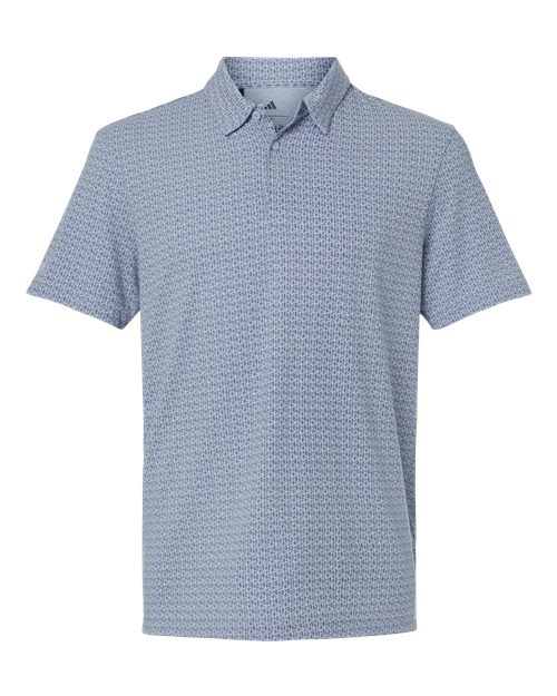 adidas Men's Blended Printed Polo-1