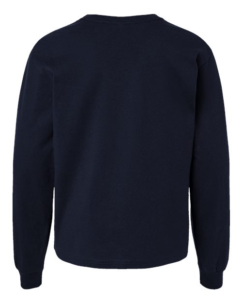 BELLA + CANVAS Youth 6oz. Heavyweight Long Sleeve Tee-2