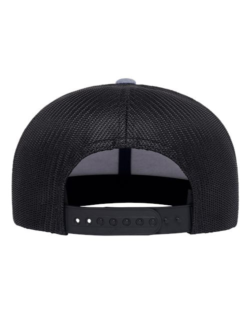YP Classics Retro High Profile Trucker Cap-2