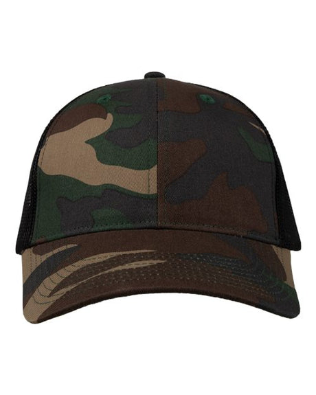 Valucap Mesh-Back Twill Trucker Cap-1
