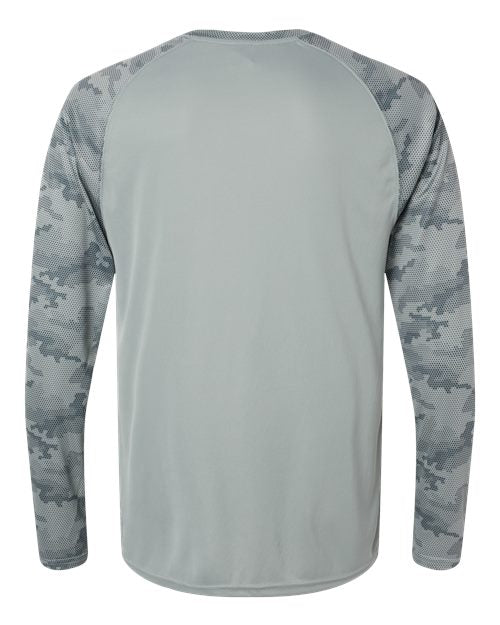 Paragon Men's Cayman Performance Camo Colorblocked Long Sleeve T-Shirt-2