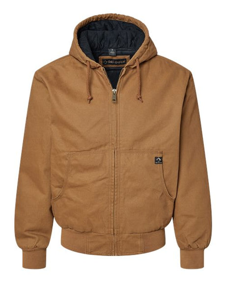 DRI DUCK Men's Cheyenne Boulder Cloth Hooded Jacket with Tricot Quilt Lining-1