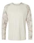 Paragon Men's Cayman Performance Camo Colorblocked Long Sleeve T-Shirt-1