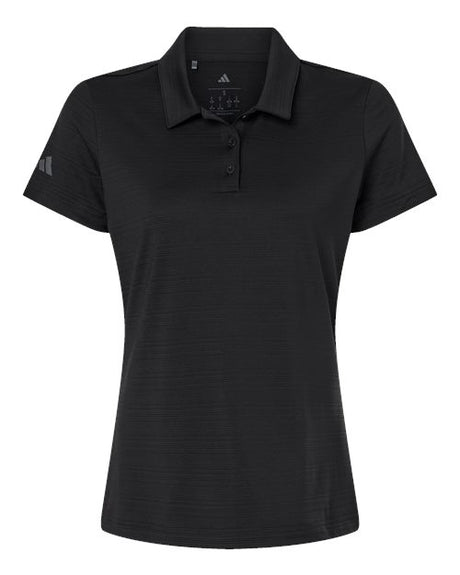 adidas Women's Textured Stripe Polo-1