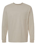 American Apparel Men's Super Heavyweight Long Sleeve Pocket Tee-1
