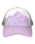 LOCALE Printed Five-Panel Trucker Cap-1