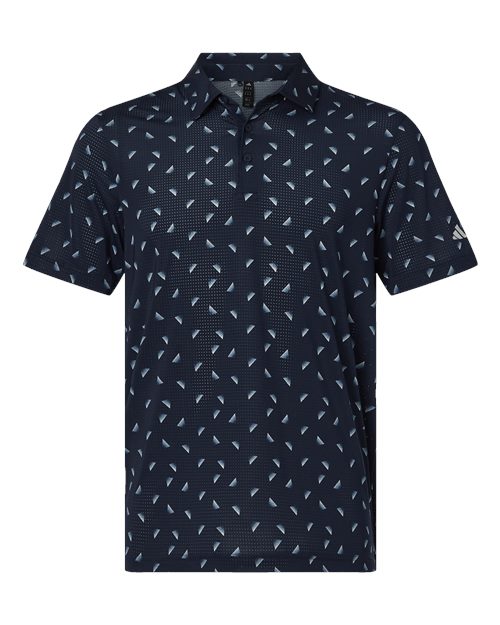 adidas Men's Ultimate365 Mesh Print Polo-1