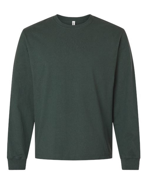 BELLA + CANVAS Men's 7.5 oz Heavyweight Long Sleeve Tee-1