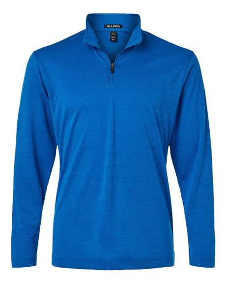 AllPro Men's Pro-Lock Performance Mélange Quarter-Zip Pullover-1