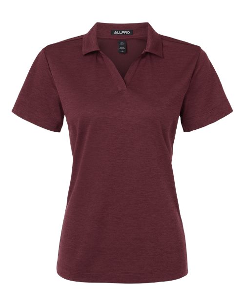 AllPro Women's Pro-Lock Performance Mélange Polo-1