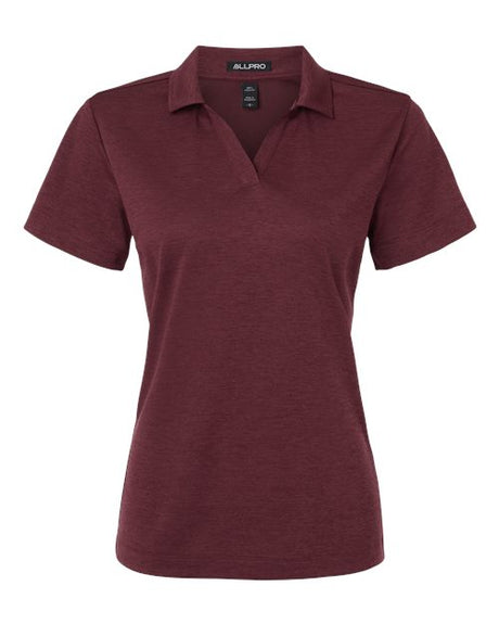 AllPro Women's Pro-Lock Performance Mélange Polo-1