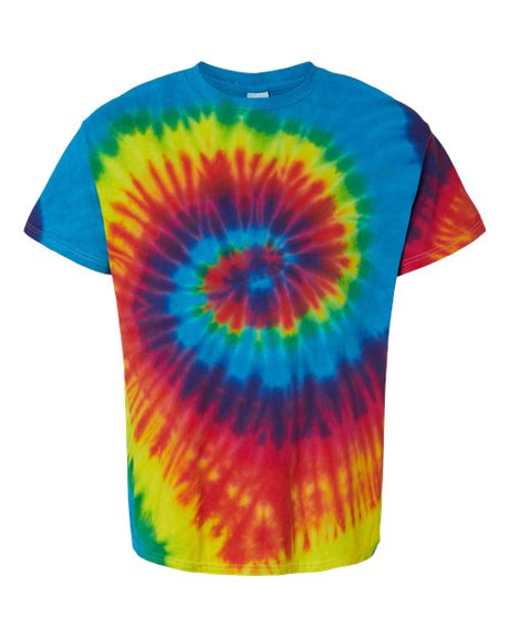 Colortone Youth Multi-Color Tie-Dyed T-Shirt-1