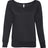 BELLA + CANVAS Women's Sponge Fleece Wide-Neck Sweatshirt BC7501-1